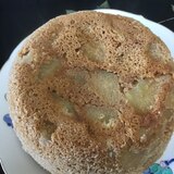 林檎の黒糖蒸しパン